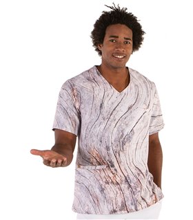 Blusa sanitaria unisex ecológica Eider Corteza 6118