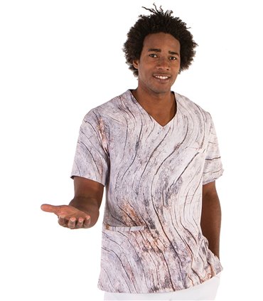 Blusa sanitaria unisex ecológica Eider Corteza 6118