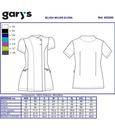 Blusa de mujer microfibra Elena 6552
