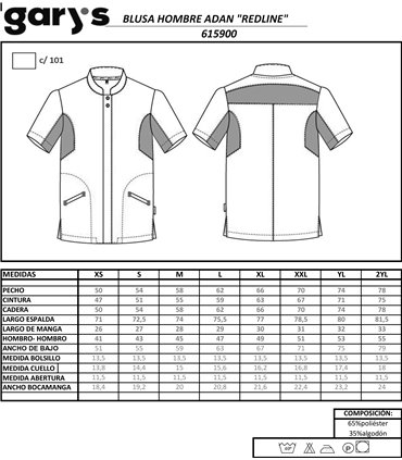 Blusa de hombre Red Line Adán 6159