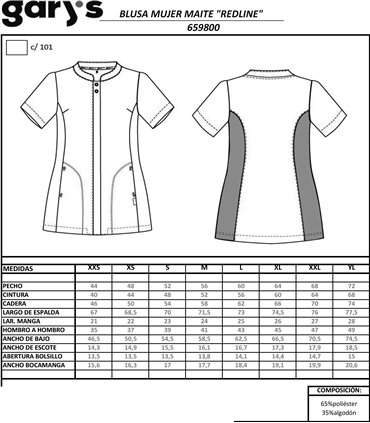 Blusa de mujer Red Line Maite 6598