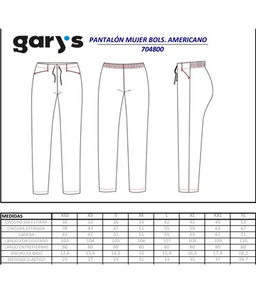 Pantalón mujer Microfibra 360 7048+C