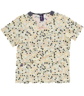 Casaca unisex elástica Lunares B9851