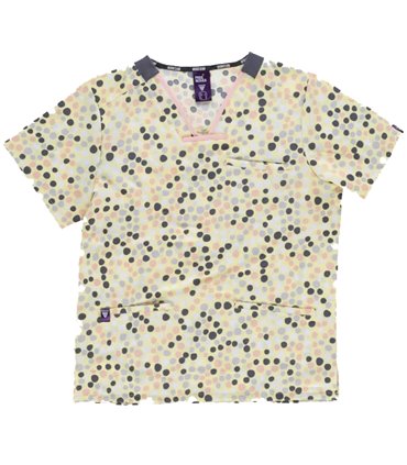 Casaca unisex elástica Lunares B9851