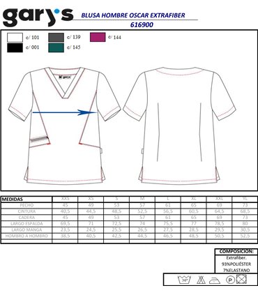 Blusa hombre extrafiber Oscar 6169