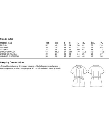 Blusa de mujer servicios Amanda 6615
