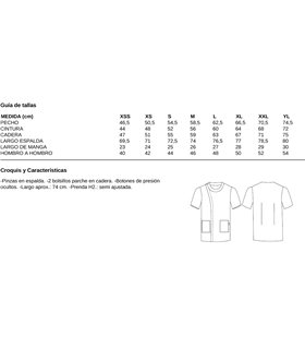 Casaca de hombre servicios Leo 6102