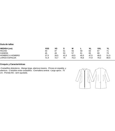 Blusa de mujer Sicilia manga larga 6236