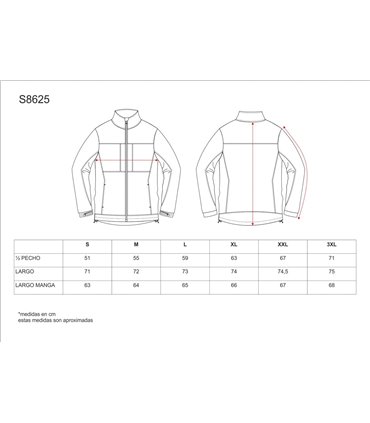 Chaqueta Workshell Sport S8625