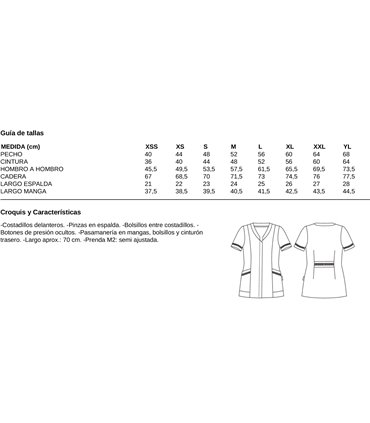 Blusa mujer servicios piso Fátima 6627