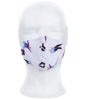 Mascarilla reutilizable tejido elástico MSK856