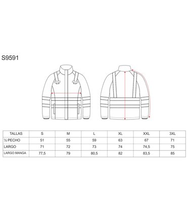 Chaqueta Workshell ignifuga WORK FLAME S9591