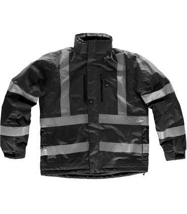 Parka acolchada impermeable reflectantes S9263