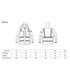 Parka acolchada impermeable reflectantes S9263
