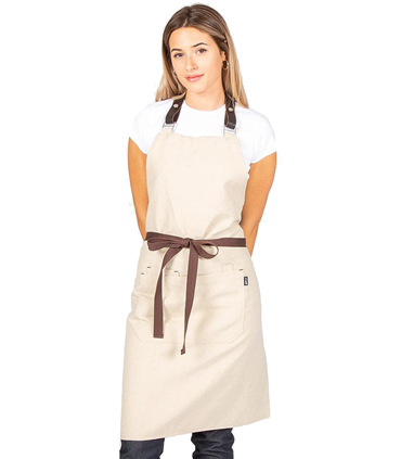 Delantal peto urban tirante piel 100019