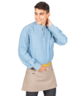 Delantal corto urban gris 100015