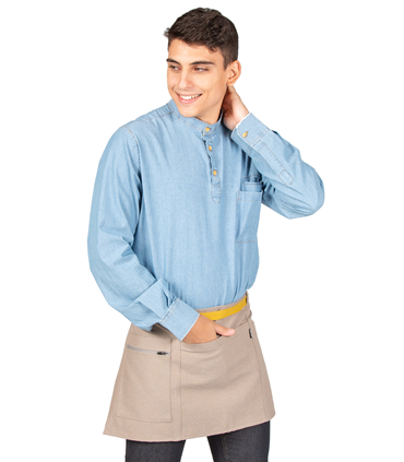 Delantal corto urban gris 100015