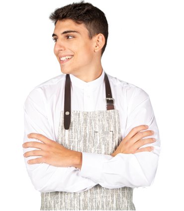 Delantal peto urban marmolado 100017