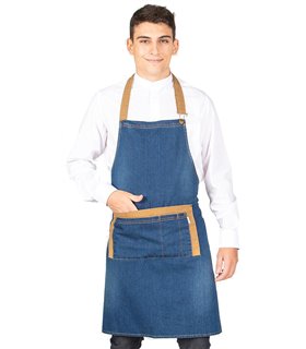Delantal peto urban tejano lavado 161600