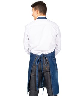 Delantal peto urban tejano lavado 161400
