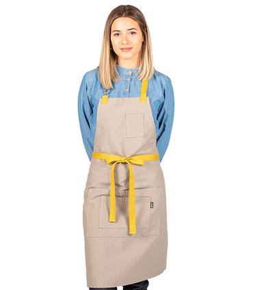 Delantal peto hebilla gris urban 100014
