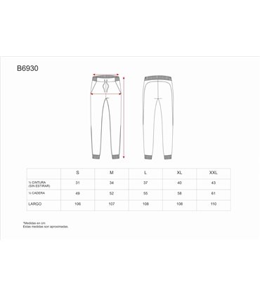 Pantalón tejido elástico B6930