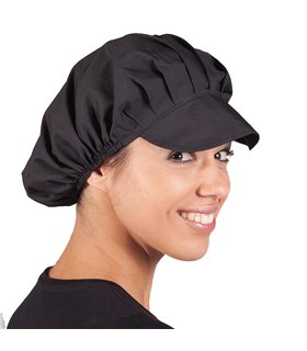 Gorra mujer popelín negro paquete 421