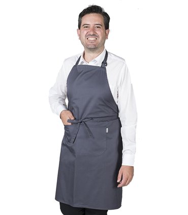 Delantal peto con bolsillo 116BC