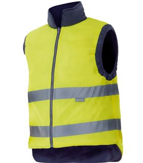 Chaleco acolchado Alta Visibilidad, reversible 148