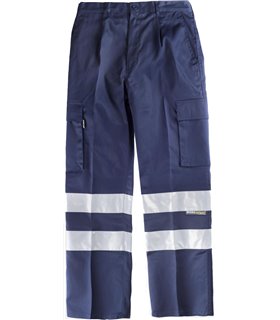 Pantalón multibolsillos flúor B1407