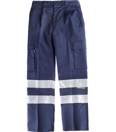 Pantalón multibolsillos flúor B1407