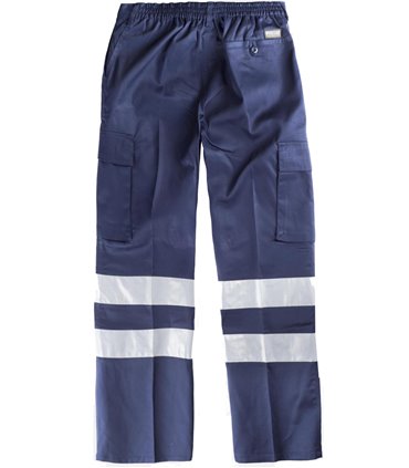Pantalón multibolsillos flúor B1407