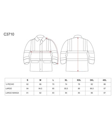 Parka de Alta Visibilidad C3710 EN343