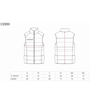 Chaleco Alta Visibilidad acolchado C2950