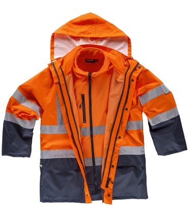 Parka de Alta Visibilidad 4 en 1 c3745 EN343