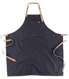 Delantal peto canvas negro M722