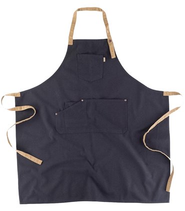 Delantal peto canvas negro M722