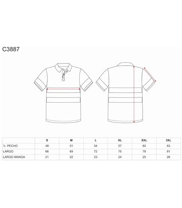 Polo de Alta Visibilidad Workteam C4057