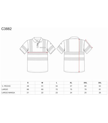 Polo de Alta Visibilidad Workteam C3882