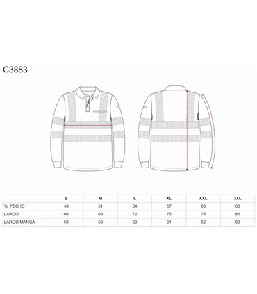 Polo de Alta Visibilidad Workteam C3833