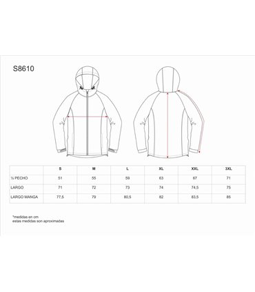 Chaqueta Workshell Sport S8610