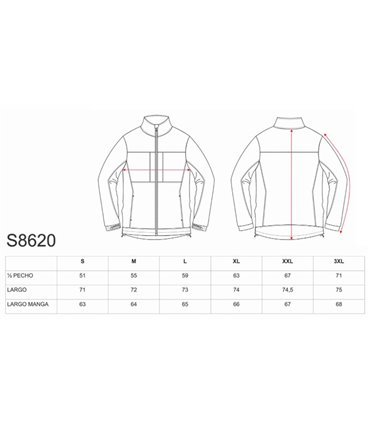 Chaqueta impermeable Sport S8220