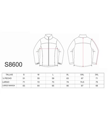 Chaqueta Workshell Sport S8600