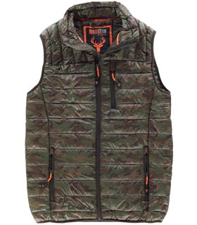 Chaleco acolchado tejido camuflaje S8540