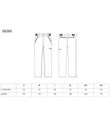 Pantalón workshell camuflaje Sport S8360