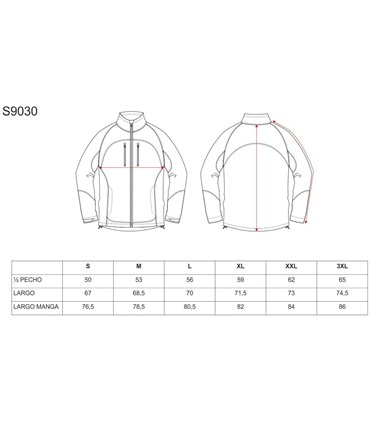 Chaqueta Workshell Sport S9030