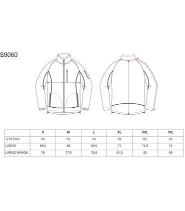 Chaqueta Deportiva Workshell S9060