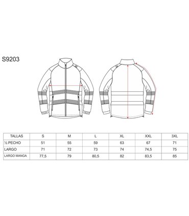 Chaqueta Workshell reflectantes S9203