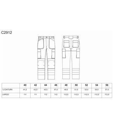 Pantalón de Alta Visibilidad ISO Clase 1 C2912