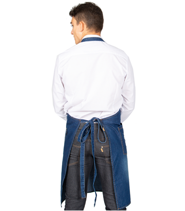 Delantal peto urban tejano lavado 161400